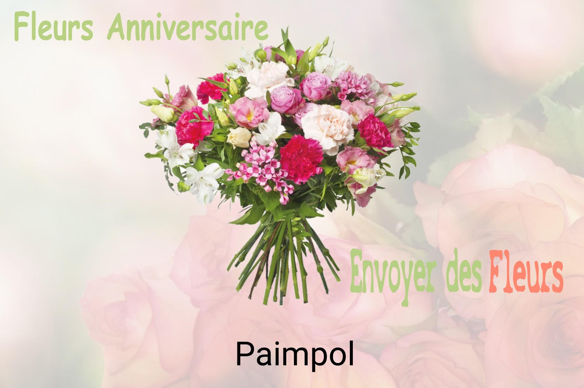 Bouquet de fleurs d’anniversaire livré à Paimpol
