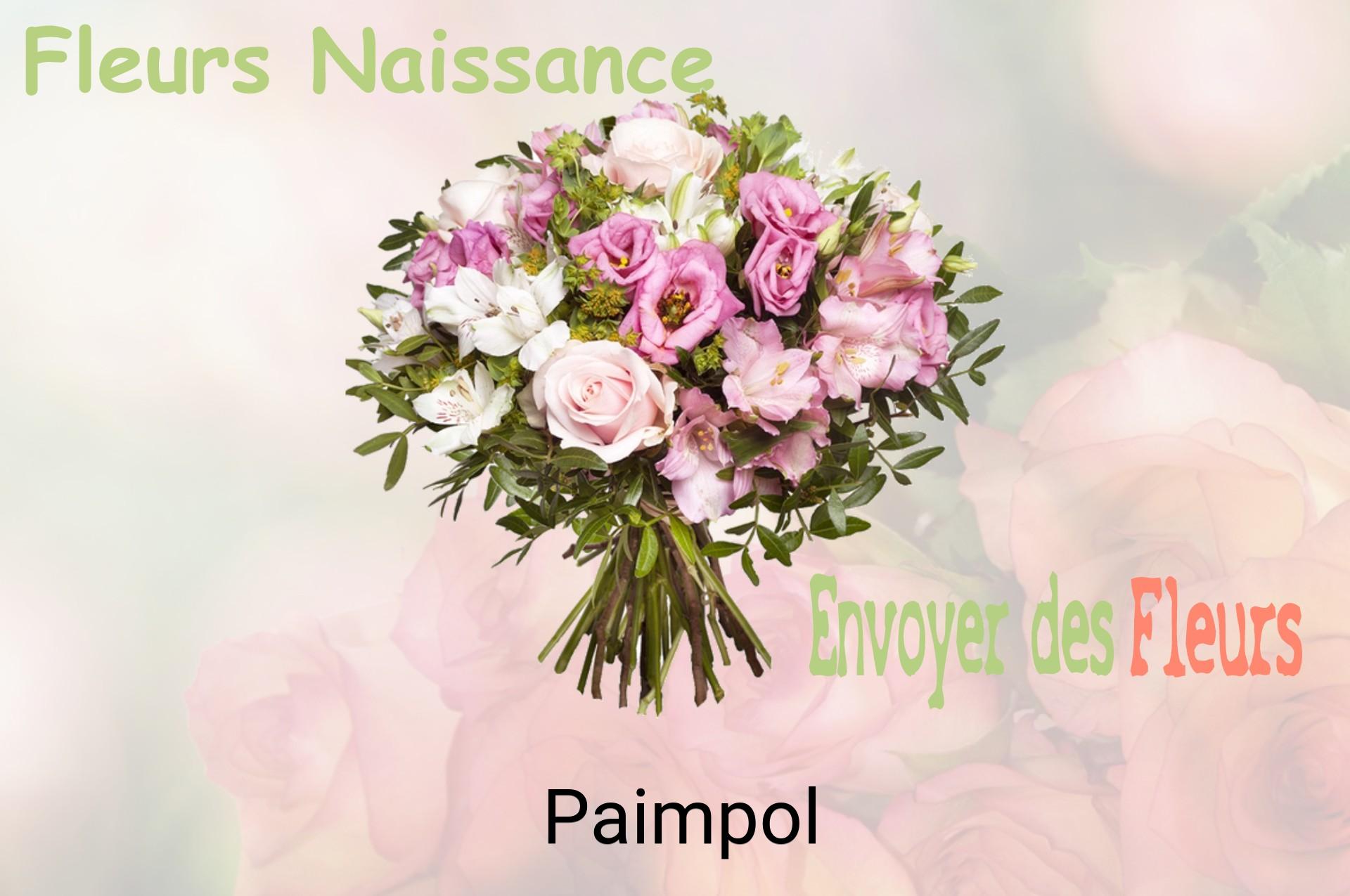 Bouquet de fleurs de naissance livré à Paimpol